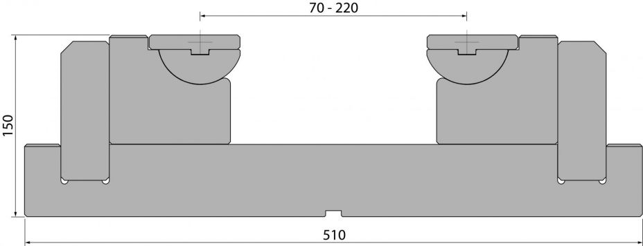 Матрицы с подвижным ручьем Rolla-V RVHD4