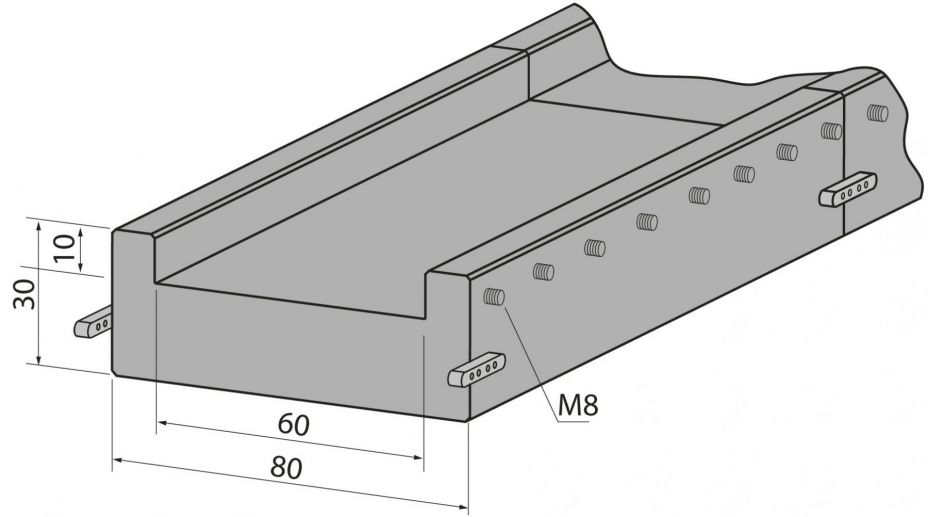 Матрицедержатели (подложки под матрицы) C 1050/R для гибки