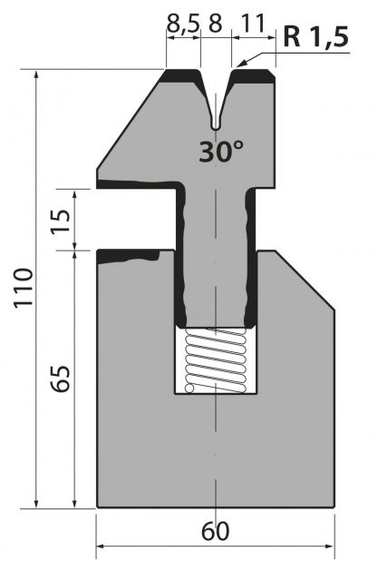 Плющение, вальцовка, обратная гибка Promecam-Amada S110.30.08